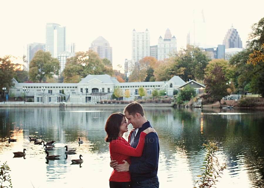 atlanta-wedding-photographers-07 an engagement session at piedmont park in atlanta georgia