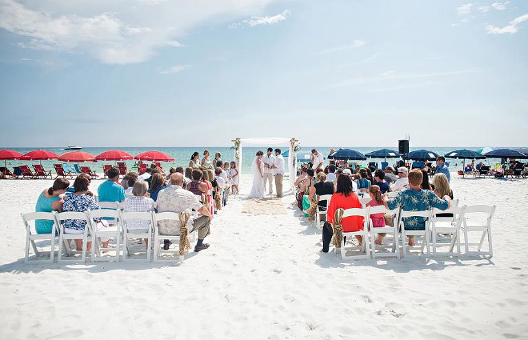 Destination Beach Wedding In Destin Florida By Photographer Julie Lowry